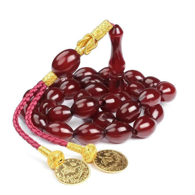 İskender Usta-Liralı 24 Ayar Kazaz Örgü Osmanlı Tesbih - Tesbihcibaba