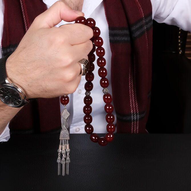 İskender Ustadan Osmanlı Kehribar Tesbih - Tesbihcibaba