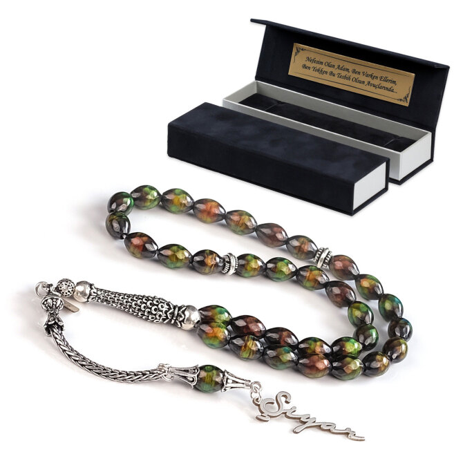 İsme Özel Duyguya Göre Rengi Değişen His Taşı Tesbih - Tesbihcibaba