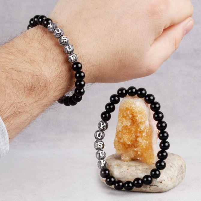 İsme Özel Oltu Taşı Bileklik - Tesbihcibaba