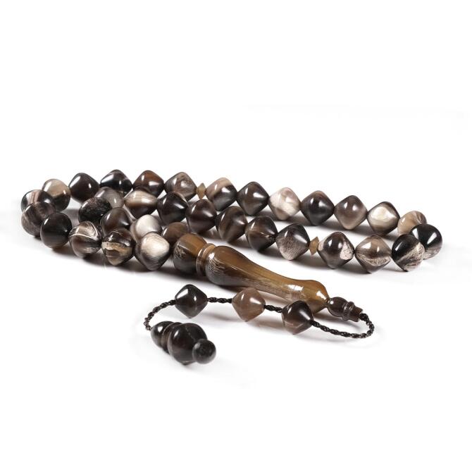 İstanbul Kesim Afrikan Manda (Bufalo) Boynuzu Tesbih - Tesbihcibaba