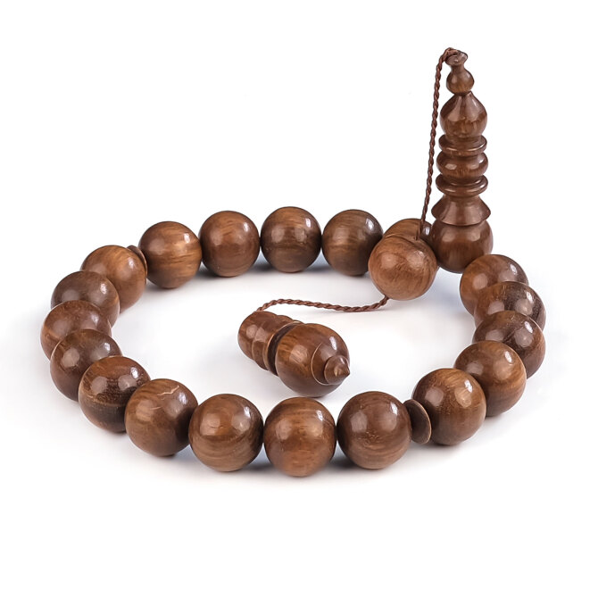 Kahverengi Pelesenk Maskot Boy Usta İşi Efe Tesbihi - Tesbihcibaba