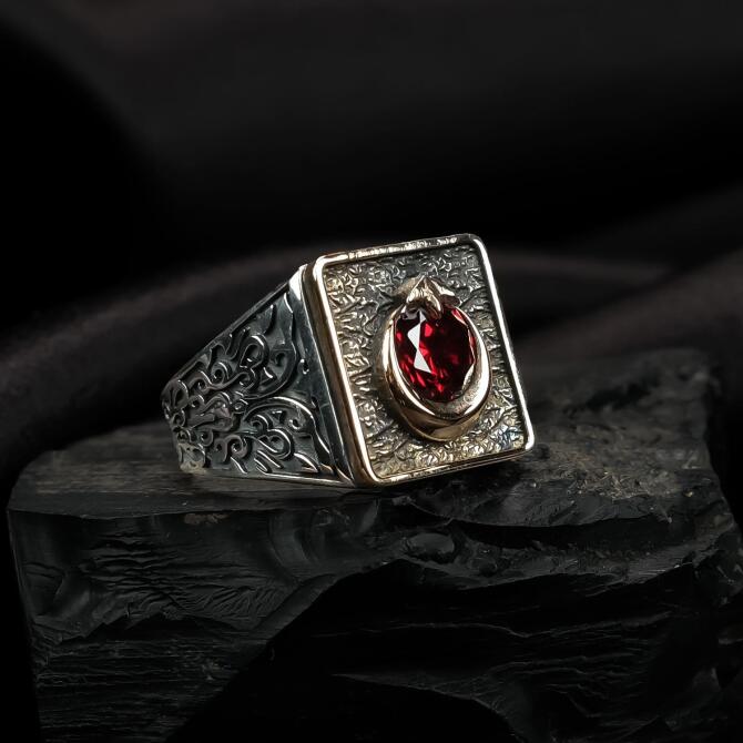 Kalemkar Alsancak Gümüş Yüzük - Tesbihcibaba