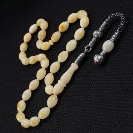 Kaliningrad El Örmesi Kazaz Damla Kehribar Tesbih - 1