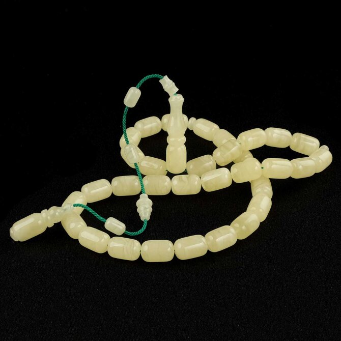 Kaliningrad Usta İşi Kapsül Kesim Has Damla Kehribar Tesbih - Tesbihcibaba