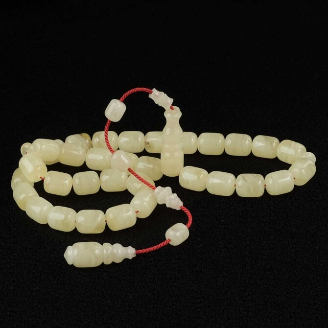 Kaliningrad Usta İşi Sistemli Has Damla Kehribar Tesbih - Tesbihcibaba