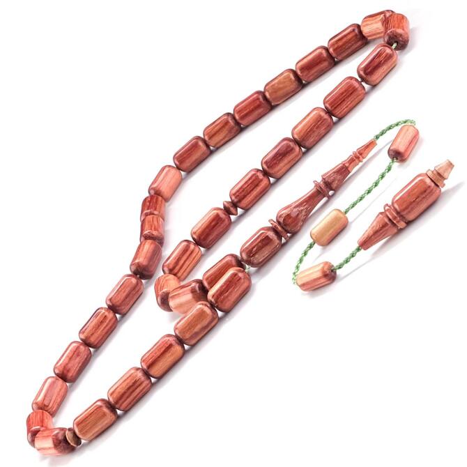 Kapsül Kesim Japon Kirazı Ağaç Tesbih - Tesbihcibaba