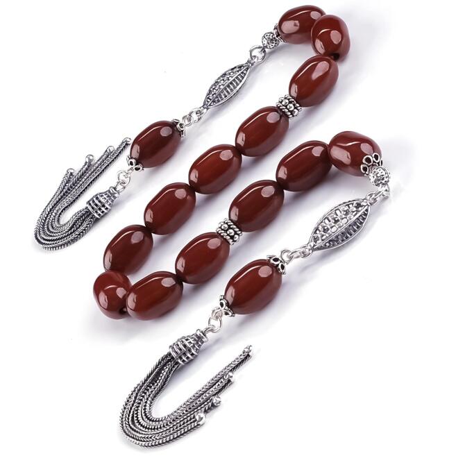 Kapsül Zaza Sıkma Kehribar Tesbih - Tesbihcibaba