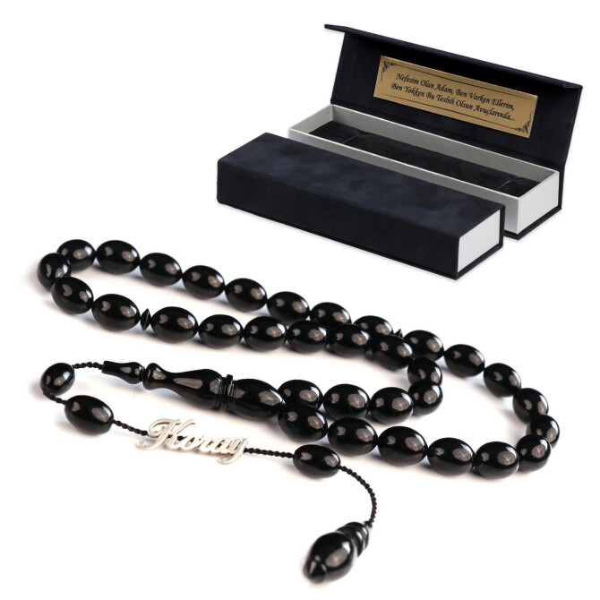 Karam Sıkma Kehribar İsimli Tasarım Tesbih - Tesbihcibaba