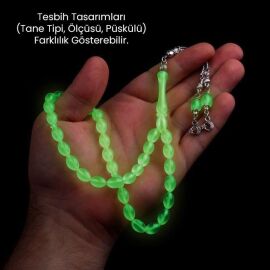 Karanlıkta Parlayan Kedi Gözü Tesbih - 1