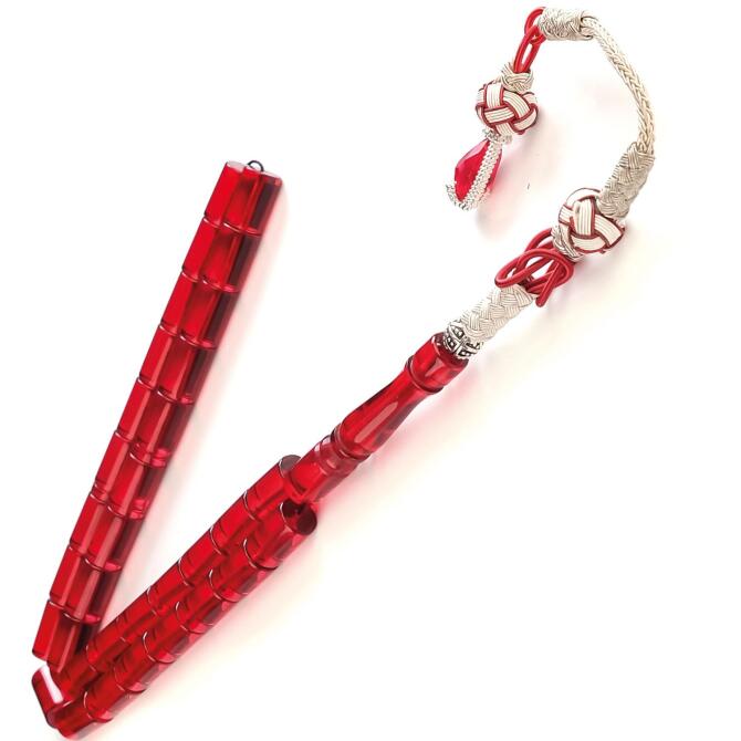 Kesme Model Bafon Kazaziye Ateş Kehribar Tesbih - Tesbihcibaba