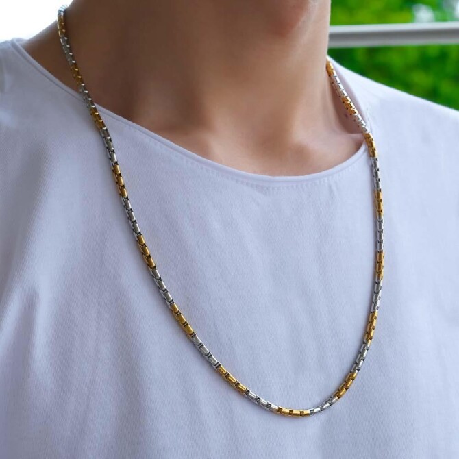 King Steel Model 316L Paslanmaz Erkek Çelik Kolye - Tesbihcibaba