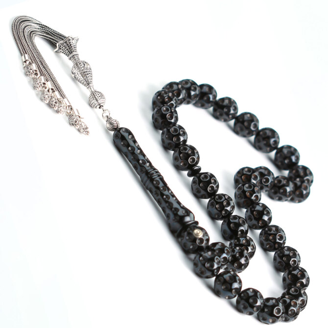 Prime-Golf Topu Tasarım Erzurum Oltu Taşı Tesbih - Tesbihcibaba