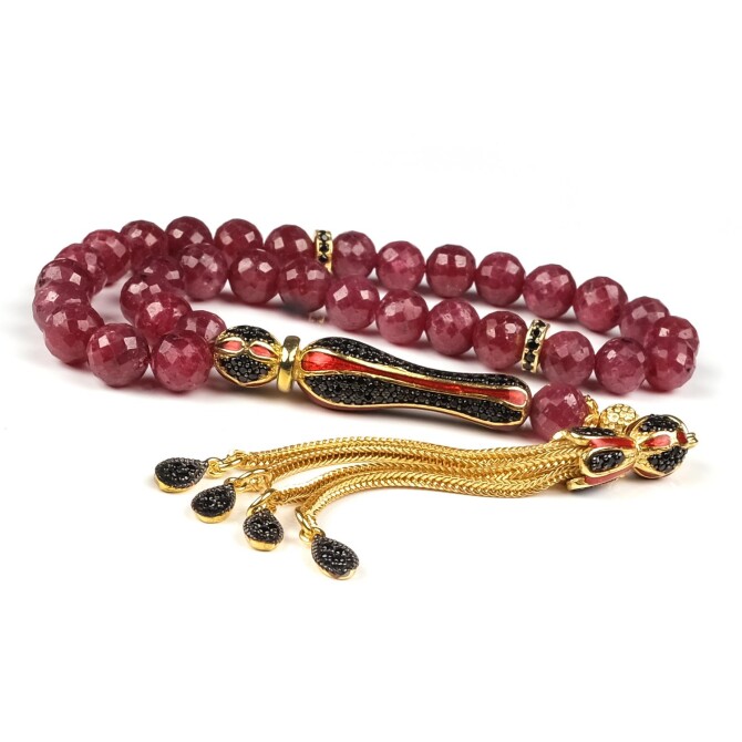 Koleksiyonluk Premium Seri Yakut Tesbih - Tesbihcibaba