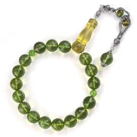 Kristal Kesim Karayip İncisi Maskot Damla Kehribar Tesbih - 2