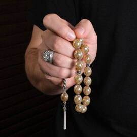 Luxury Collection Özel Renk Maskot Sıkma Kehribar Tesbih - 2