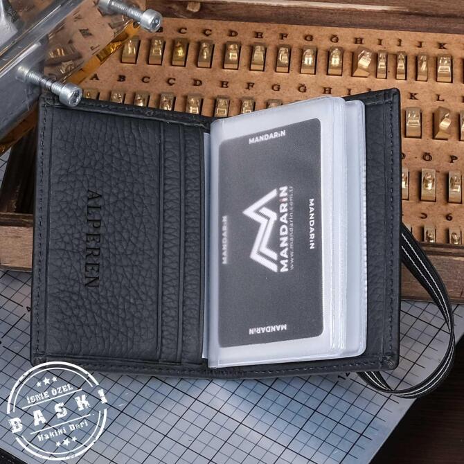 Mandarin Dark Way Monaco Erkek Deri Kartlık - Tesbihcibaba