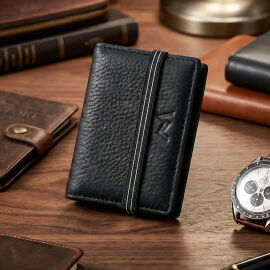 Mandarin Dark Way Monaco Erkek Deri Kartlık - 1