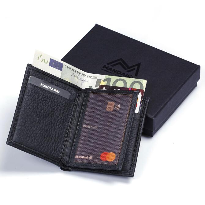 Mandarin Dubai Erkek Deri Kartlık Cüzdan - Tesbihcibaba