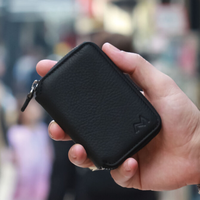 Mandarin Dark Way Fermuarlı Erkek Deri Kartlık - Tesbihcibaba