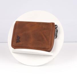 Mandarin Full Grain London Fermuarlı Erkek Deri Kartlık - 3