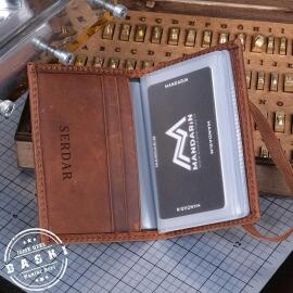 Mandarin Full Grain Monaco Erkek Deri Kartlık - 1