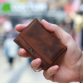 Mandarin Full Grain Monaco Erkek Deri Kartlık - Tesbihcibaba