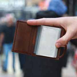 Mandarin Full Grain Monaco Erkek Deri Kartlık - 3