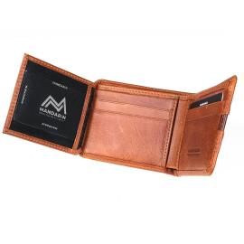 Mandarin Full Grain Seul Erkek Deri Cüzdan - 3