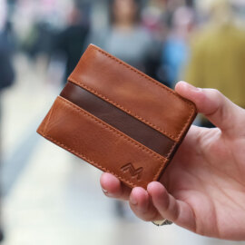 Mandarin Full Grain Seul Erkek Deri Cüzdan - Tesbihcibaba