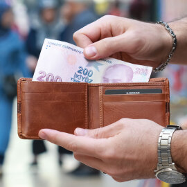 Mandarin Full Grain Seul Erkek Deri Cüzdan - 2