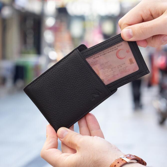 Mandarin Gizli Kartlık Bölmeli Oslo Deri Cüzdan - Tesbihcibaba