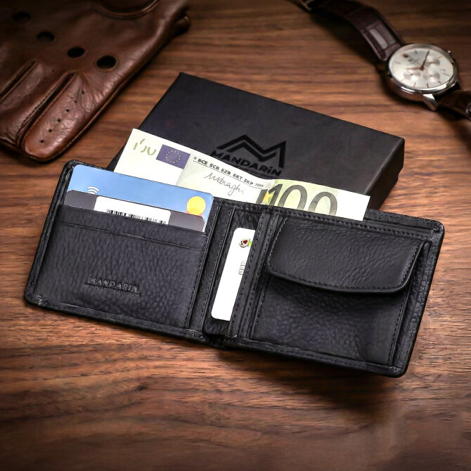 Mandarin Gizli Kartlık Bölmeli Oslo Deri Cüzdan - Tesbihcibaba