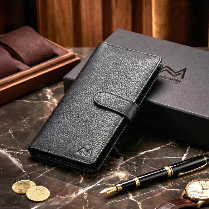 Mandarin Telefon Gözlü Paris Deri Portföy Cüzdan - Tesbihcibaba