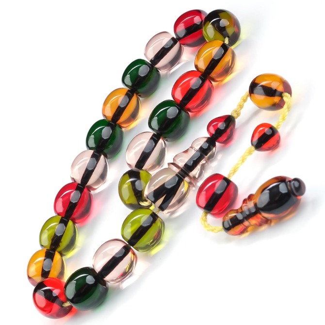 Maskot Boy Bonibon Sıkma Kehribar Efe Tesbih - Tesbihcibaba