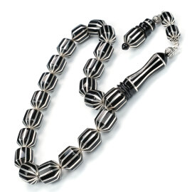 Maskot Boy Habbesinden İtamesine Gümüş İşçilik OltuTesbih - 1