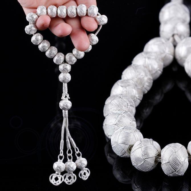 İri Taneli Maskot Boy El Örmesi Kazaz Tesbih - Tesbihcibaba