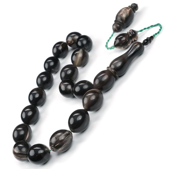 Maskot Model Kara Koç Boynuzu Tesbih - Tesbihcibaba