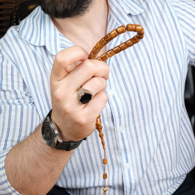 Alkan Usta - Premium İşçilik Özel Kesim Kuka Tesbih - Tesbihcibaba