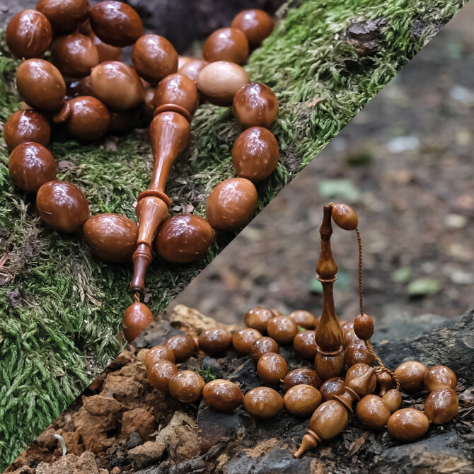 Alkan Usta - Tek Üretim İri Boy Kuka Tesbih - Tesbihcibaba