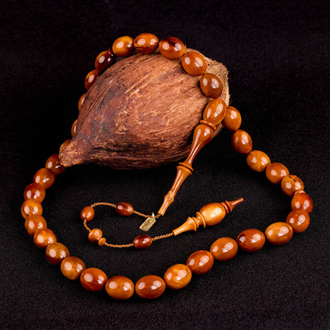 Alkan Usta - Tek Üretim Koleksiyonluk Kuka Tesbih - Tesbihcibaba