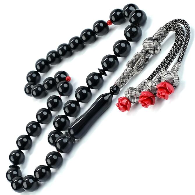 Mercan Detay El Örmesi Kazaz Erzurum Oltu Taşı Tesbih - Tesbihcibaba