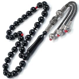 Mercan Detay El Örmesi Kazaz Erzurum Oltu Taşı Tesbih - 1