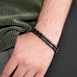 Mıkantıslı Mekanizma Black Çelik Bileklik - 1