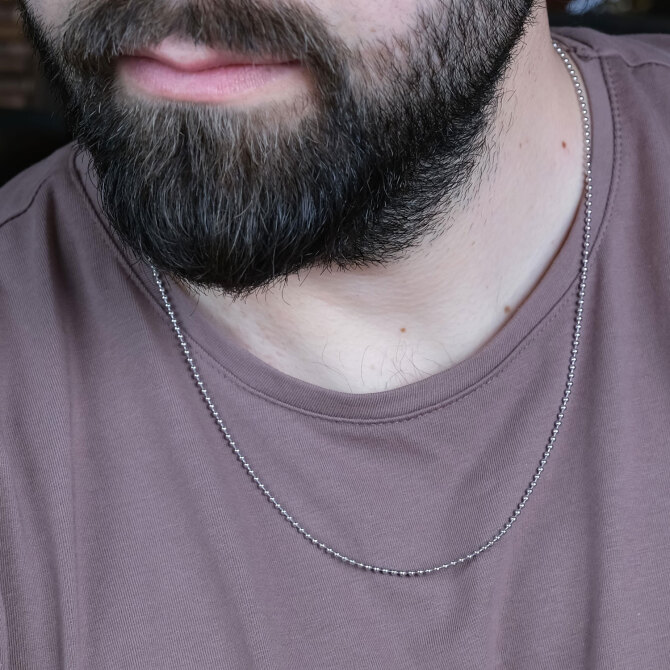 Mini Bilye Tasarım 316L Çelik Kolye - Tesbihcibaba