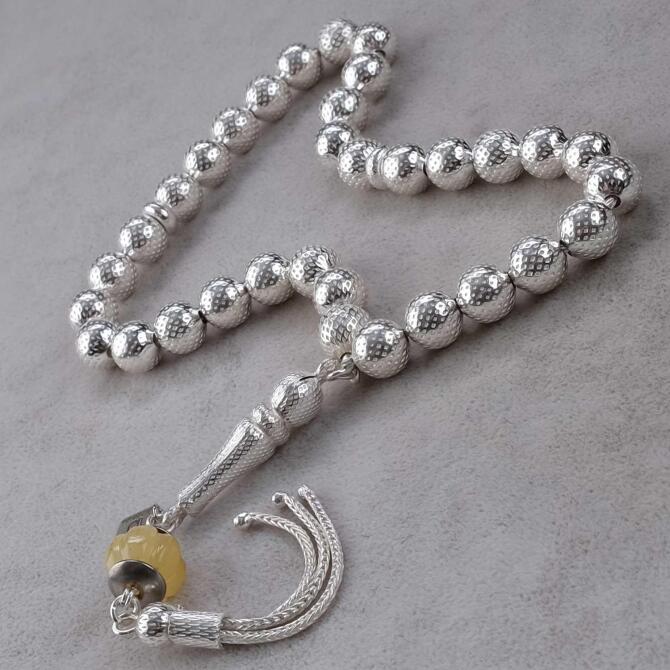 Misket Palmira Model Özel Tasarım 925 Ayar Tesbih - Tesbihcibaba