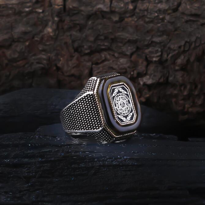 Mühr-ü Süleyman Special Craftsmanship Silver Ring