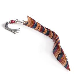 Multicolor Kafur Ağacı Balık Tesbih - 1