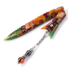 Multimix Balık Sıkma Kehribar Tesbih - 2