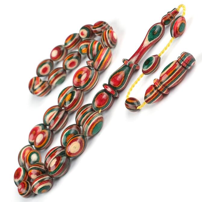 Multimix Green Kafur Ağacı Tesbih - Tesbihcibaba